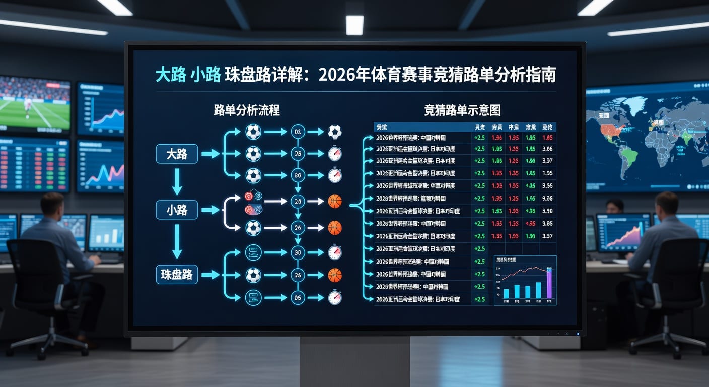 大路小路珠盘路详解：2026博彩趋势预测指南