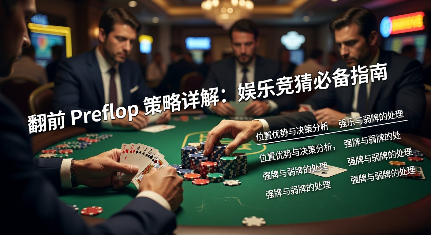 翻前 Preflop 策略全解析：掌握核心提升胜率