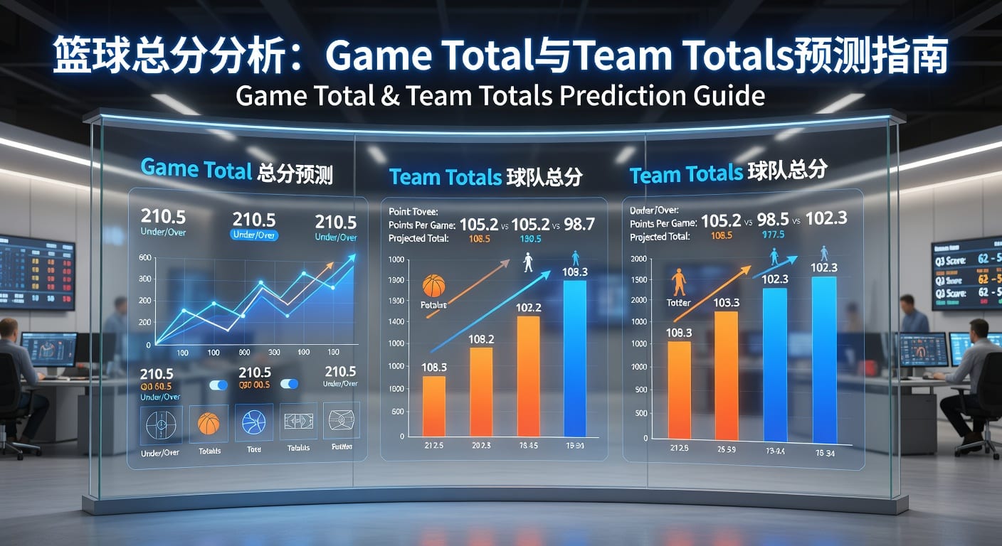 篮球总分详解：Game Total 与 Team Totals 投注策略